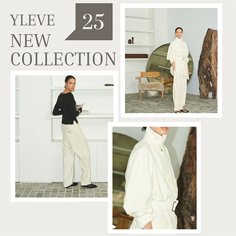 YLEVE/イレーヴ｜「イレーヴ」新作セットアップで春のクリーンスタイル