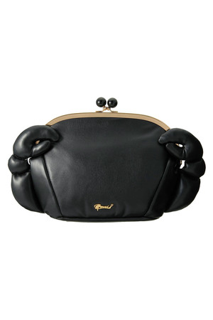  MUVEIL ミュベール 【MUVEIL BAG】カニクラッチ ブラック 