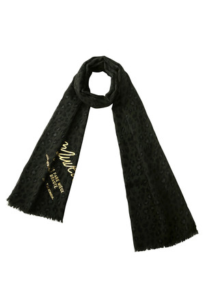  SALE 【50%OFF】 MUVEIL ミュベール レオパードストール ダークグリーン 