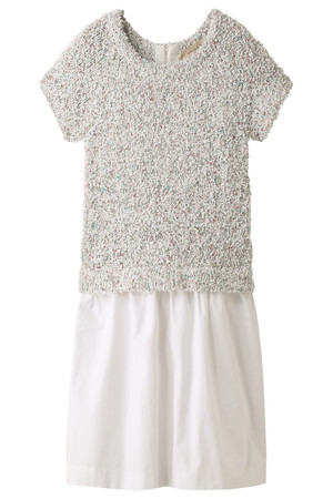  SALE 【20%OFF】 VOUS ETES ヴゼット ミックスヤーンニットワンピース オフ 