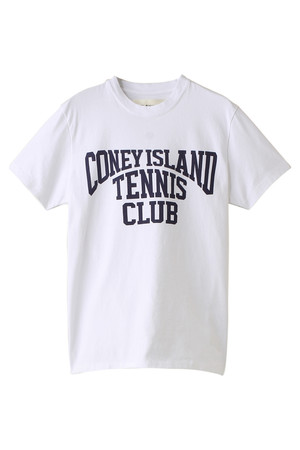  [Shinzone シンゾーン] TENNIS CLUB Tシャツ ホワイト 