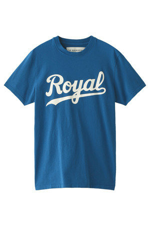  Shinzone シンゾーン RoyalプリントTシャツ ブルー 