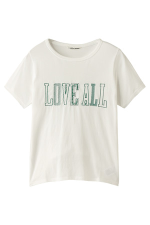  SALE 【50%OFF】 beautiful people ビューティフルピープル LOVE ALL Tシャツ ホワイト 