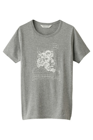  beautiful people ビューティフルピープル 100/2ジャージー ベッドタイムキッズTシャツ トップグレー 