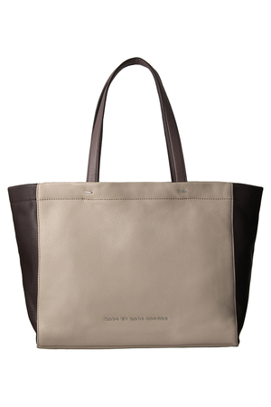  SALE 【31%OFF】 [MARC BY MARC JACOBS マーク BY マークジェイコブス] WHATS THE T_TOTE ブラウン×ベージュ 