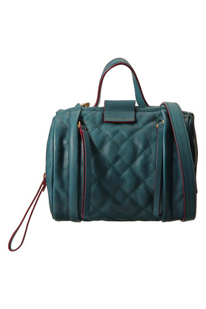  [MARC BY MARC JACOBS マーク BY マークジェイコブス] MOTO QUILTED_BARREL 18 ブルーグリーン 