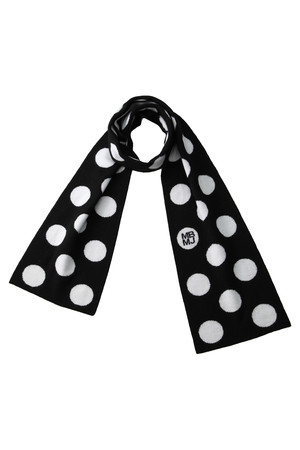  [MARC BY MARC JACOBS マーク BY マークジェイコブス] CHARLIE DOT SCARF ブラック 