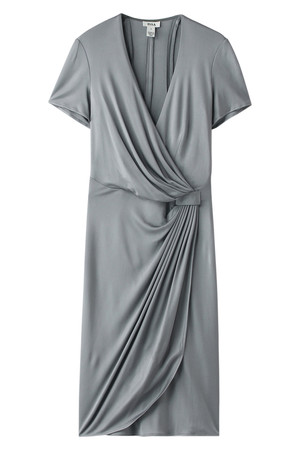  SALE 【50%OFF】 ISSA イッサ AURA ドレス ピューター 
