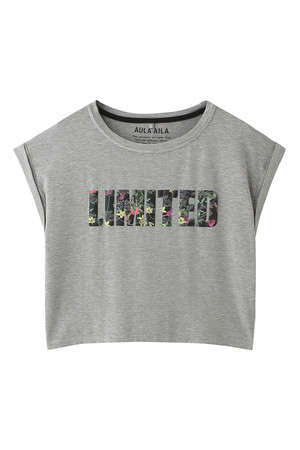  AULA AILA アウラ アイラ LIMITED T-SHIRT グレー 