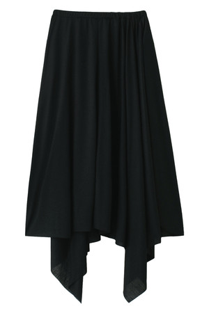  AULA AILA アウラ アイラ ASYMMETRY SKIRT ブラック 