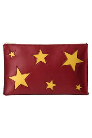  SALE 【50%OFF】 STELLA McCARTNEY ステラ マッカートニー スタークラッチバッグ ルビー 