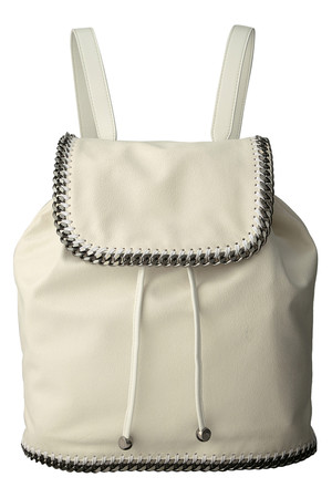  STELLA McCARTNEY ステラ マッカートニー Falabella チェーントリミングリュック ホワイト 