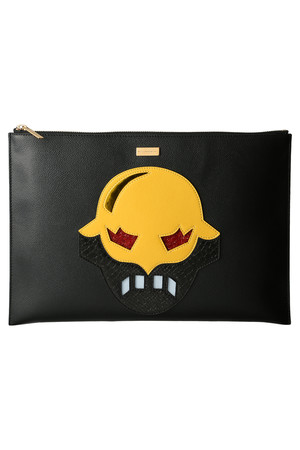  STELLA McCARTNEY ステラ マッカートニー Superhero クラッチバッグ ブラック 
