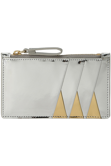 SALE 【50%OFF】 DIANE von FURSTENBERG ダイアン フォン ファステンバーグ カードケース シルバー