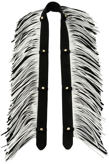 DIANE von FURSTENBERG ダイアン フォン ファステンバーグ フリンジアタッチメントストラップ ブラック