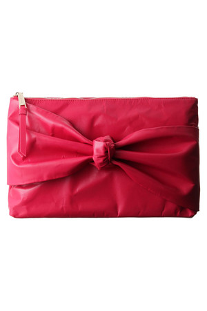  SALE 【50%OFF】 JILLSTUART ジル スチュアート レザークラッチバッグ レッド 