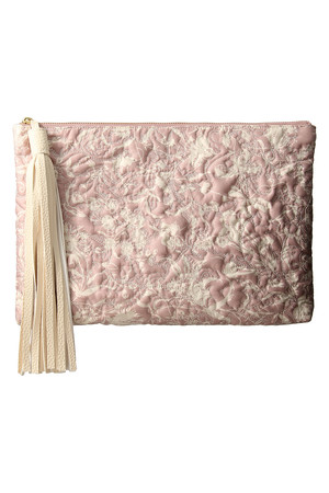  SALE 【50%OFF】 JILLSTUART ジル スチュアート プリントクラッチ ピンク 