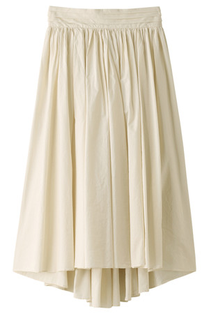  JILLSTUART ジル スチュアート ギャザーロングスカート ベージュ 