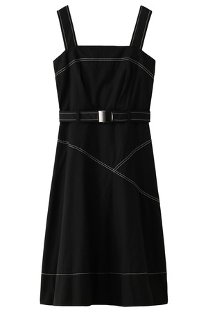  JILLSTUART ジル スチュアート ステッチワンピース ブラック 