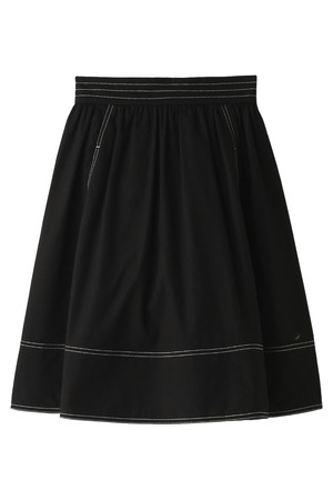  JILLSTUART ジル スチュアート ステッチギャザースカート ブラック 
