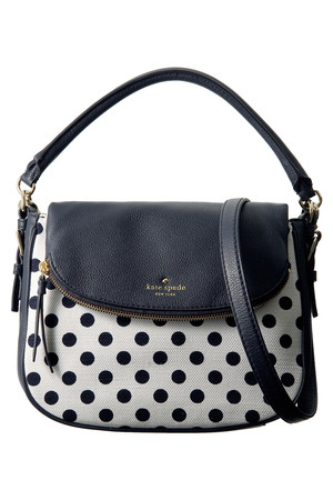  kate spade NEW YORK ケイト・スペード ニューヨーク COBBLE HILL CANVAS DOT smalldevin ショルダーバッグ ネイビー柄 