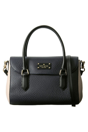  [kate spade NEW YORK ケイト・スペード ニューヨーク] GROVE COURT smallleslie ボストンバッグ ネイビー柄 
