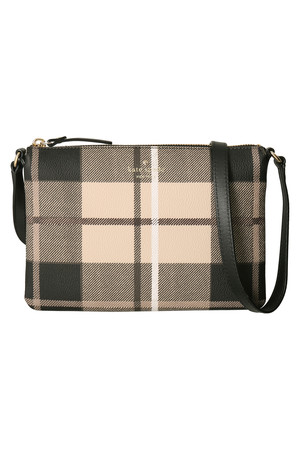  kate spade NEW YORK ケイト・スペード ニューヨーク HAWTHORNE LANE CAROLYNミニショルダー グレーチェック 