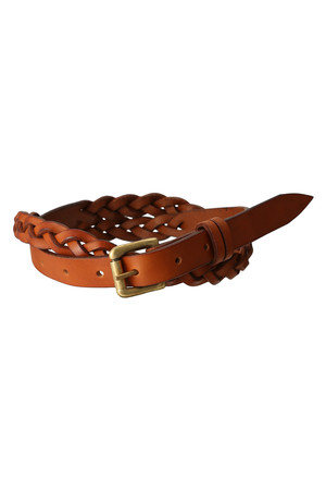  Scye サイ Cow Shoulder Mesh Belt ブラウン 