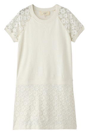  SALE 【60%OFF】 vanessabruno ヴァネッサブリューノ マーガレットレースワンピース ホワイト 