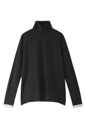  SALE 【50%OFF】 [vanessabruno ヴァネッサブリューノ] ダブルジャージカットソー（タートル） グレー 