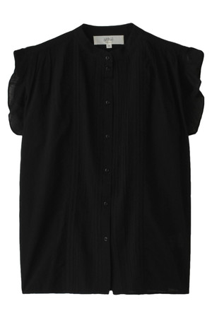 SALE 【40%OFF】 vanessabruno ヴァネッサブリューノ コットンボイルトルソーブラウス ブラック 