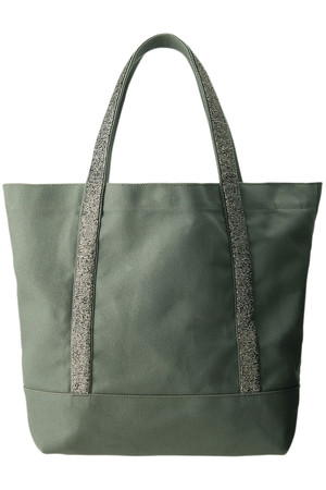  CHAN LUU チャン ルー 【予約販売】帆布トートバッグ L カーキ 