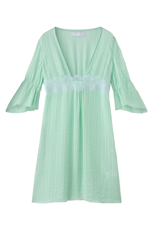  SALE 【50%OFF】 Kristina Ti クリスティーナ ティ シルクドレス グリーン 