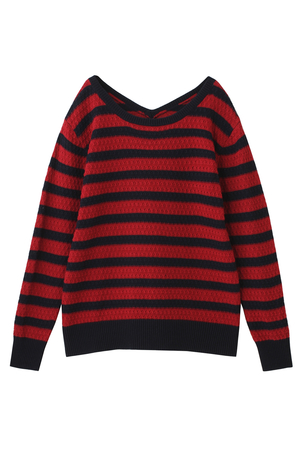  SALE 【70%OFF】 Kai Lani カイラニ Maline knit PO レッド 