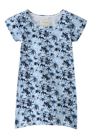  SALE 【60%OFF】 [Kai Lani カイラニ] Indigo Flower Tee OP ブルー 