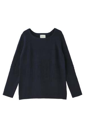  SALE 【60%OFF】 [Kai Lani カイラニ] 【Kai Lani USA】 Jacquard Knit ネイビー 