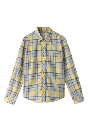  SALE 【60%OFF】 [Kai Lani カイラニ] Check shirt イエロー 