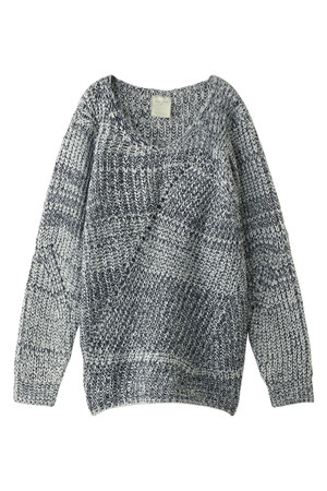  [Kai Lani カイラニ] 【Kai Lani USA】 V-Neck Knit グレー 