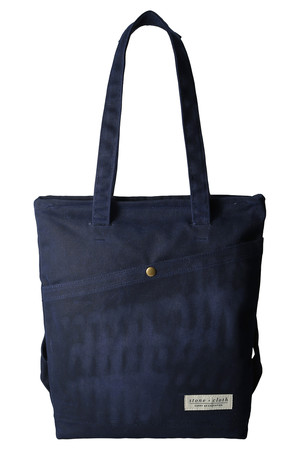  SALE 【50%OFF】 Kai Lani カイラニ 【UNISEX】【stone+cloth】 Tote ネイビー 