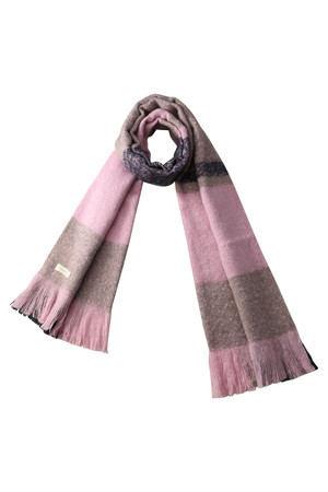  [Kai Lani カイラニ] 【Kai Lani USA】 Check Stole ピンク 