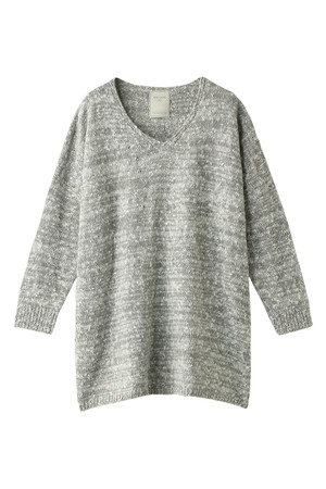  SALE 【30%OFF】 Kai Lani カイラニ 【Kai Lani USA】 Slub Knit Tunic グレー 