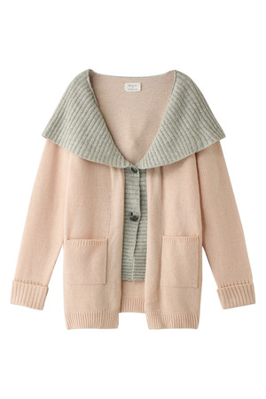  SALE 【30%OFF】 Kai Lani カイラニ Hoodie knit coat ピンク 