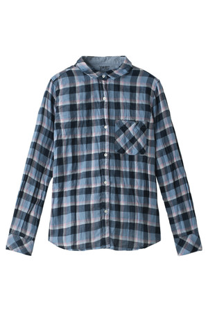  Kai Lani カイラニ 【YANUK】CHECK STANDARD SHIRT ブルーチェック 