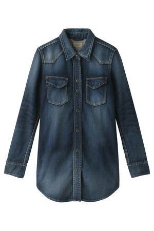  Kai Lani カイラニ 【YANUK】LONG WESTERN SHIRT インディゴ 