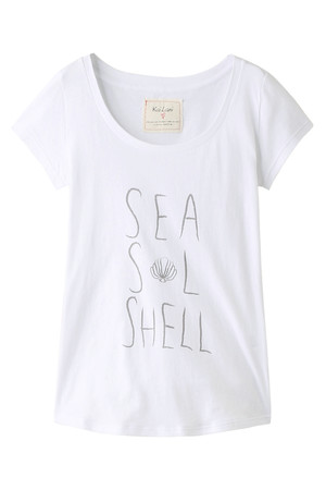  Kai Lani カイラニ Sea Sol Shell Tee ホワイト 