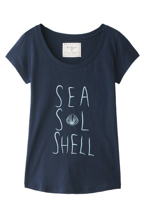  Kai Lani カイラニ Sea Sol Shell Tee ネイビー 