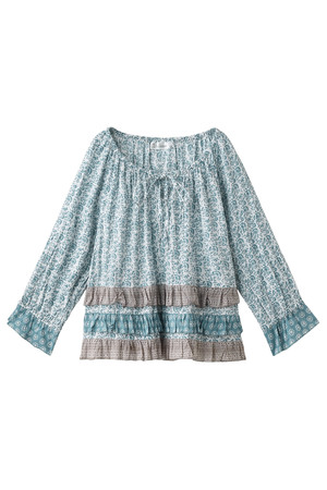 Kai Lani カイラニ 【Talisman】 Blouse ブルー 
