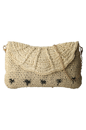  Kai Lani カイラニ 【AVALON】 SHELL CLUTCH ナチュラル 