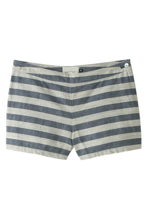  Kai Lani カイラニ 【ginger and sprout】BORDER SHORTS ネイビー 