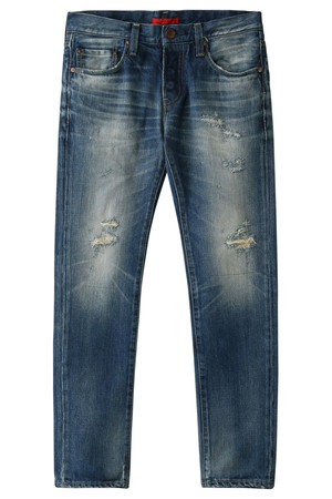  RED CARD レッドカード メンズ（MENS）Rhythm スリムテーパードデニム akira-Repaired Mid 